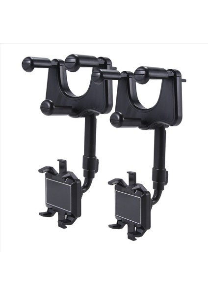 2pcs Araba Dikiz Aynası Braketi Cep Telefonu Braketi Üç Pençe Ar Navigasyon Arabası Çok Fonksiyonlu 360 ° Braket (Yurt Dışından)