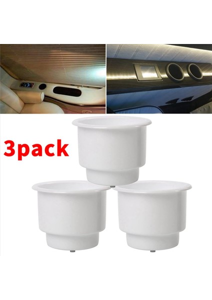 12 Adet Plastik Fincan Içeceğinde Gömme Düşüş Tekne Arabası Deniz Rv (Beyaz) Için Tahliye ile Tutucu Olabilir (Yurt Dışından) modelleri