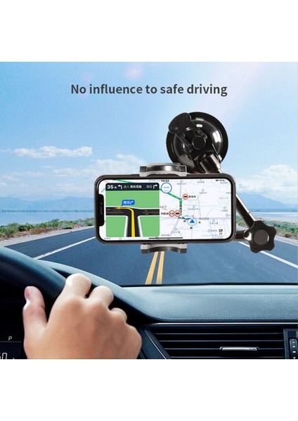 Lanparte Araba Telefon Tutucu Sabitleyici Araba Sihirli Kol Eşleme Kupası Telefon Selfie Stick 360 ° Dönen Braket Uzaktan (Yurt Dışından) modelleri