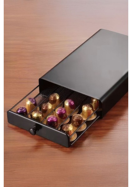 40 Adet Kapasiteli Nespresso Kapsül Kahve Standı Kahve Çekmecesi Kahve Organizeri MT194SY fiyatları