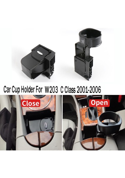 Araba Kupası Tutucu Aracı Içecek Şişesi Tutucu Merkez Konsolu Armbol Kupası Tutucu Mercedes W203 C Sınıfı 2001-2006 (Yurt Dışından) fiyatları