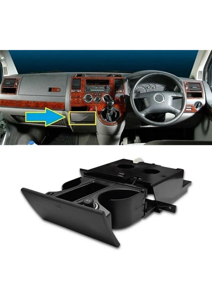 7H285860130T Sağ Sürücü Kupası Tutucu Konsol Konsolu Çay Kupası Tutucu Volkswagen T5 Transporter Için (Yurt Dışından) fırsatları