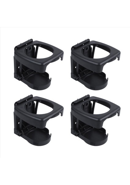 4x Siyah Plastik Katlanır Araba Kamyonu Içecek Bardağı Şişe Tutucu Standını (Yurt Dışından)
