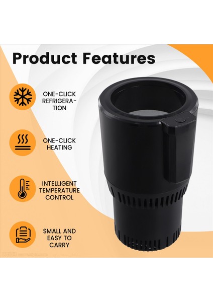 12V Araba Soğutma Kupası Akıllı Kupa Tutucu Araç Premium Soğutucu Kupa Tutucu Araç Taşınabilir Soğutucu Kupa Tutucu (Yurt Dışından) fırsatları