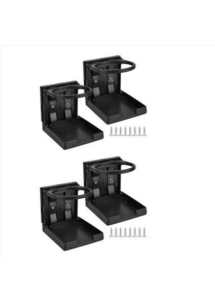 4pcs Araba Içecek Tutucu Fincan Tutucu Katlanabilir Su Şişesi Bardağı Araba Kamyonu Teknesi Için Montaj (Yurt Dışından)