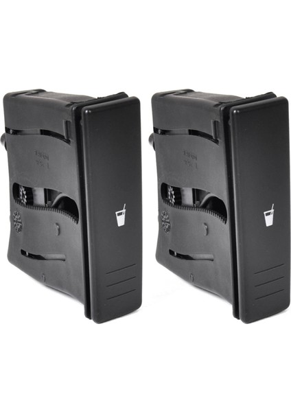 2x Araç Merkezi Konsol Kupa Tutucu Kart Yuvası For-Polo 9n 2002 2003 2004 2005 2006 2007 2008 2009 2010 6q0 858 602 (Yurt Dışından)