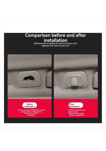 Volvo Için XC40 XC60 18-20 XC90 S90 V90 16-20 Araba Askı Kancaları Arka Sıra Çatı Kancası 1 Çift Iç Aksesuar Stow (Yurt Dışından) fiyatları