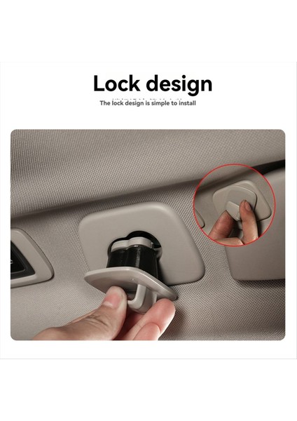 Volvo Için XC40 XC60 18-20 XC90 S90 V90 16-20 Araba Askı Kancaları Arka Sıra Çatı Kancası 1 Çift Iç Aksesuar Stow (Yurt Dışından) indirimleri