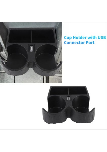 Nissan Devriyesi Için USB Konnektör Portlu Araba Su Kupası Tutucu FYE727068 Y61 1997-2016 FYE727069 Isı Geçirmez Plastik (Yurt Dışından) fiyatları