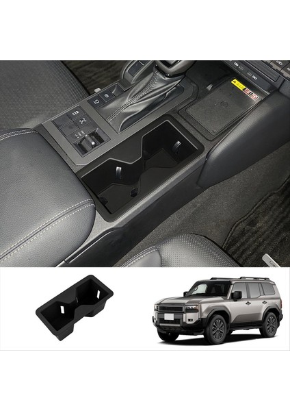 Toyota Prado LC250 2023+ Için Araba Merkezi Konsol Silikon Su Bardağı Tutucu Iç Aksesuarlar Ekleme (Yurt Dışından) modelleri