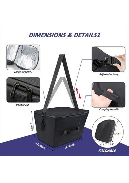 Tesla Model 3 2017-2025 Ön Bagaj Yalıtımlı Soğutucu Çantası (Yurt Dışından) fırsatları