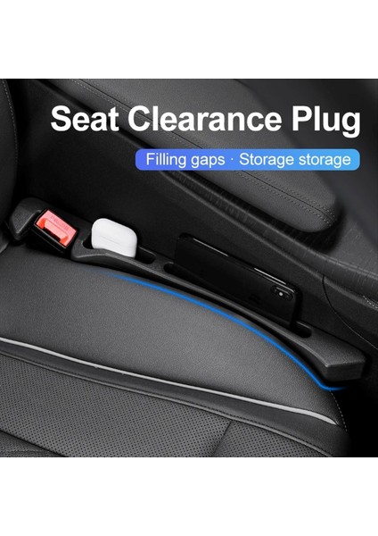 Araba Koltuk Boşlukları Dolgu 2 Pack Ekler Organizatör Depolama Araç Yan Koltuk Dolguları ile Koltuk Konsolu Arasına Ekler (Yurt Dışından) fırsatları