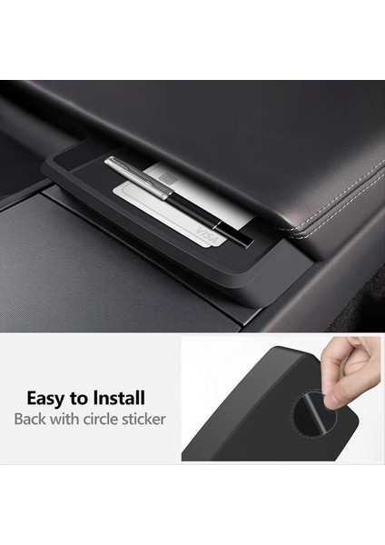 Tesla Model Y Juniper Model 3 Highland Koltuk Tepsisi Silikon Aksesuarları Için Merkez Konsol Koltuğu Depolama Kutusu (Yurt Dışından) indirimleri