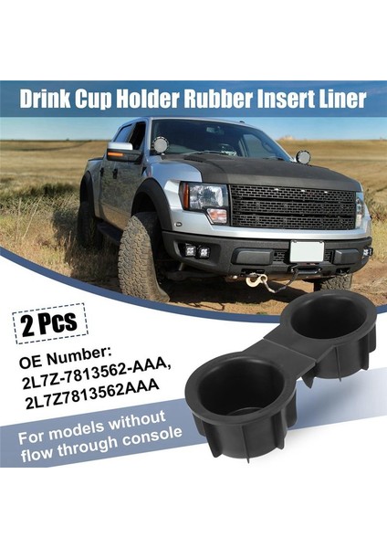 2pcs Ön Konsol Kupa Tutucu Ford F-150 Expedition Navigator Için Lincoln Mark Lt 2L1Z7813562AAA (Yurt Dışından) indirimleri