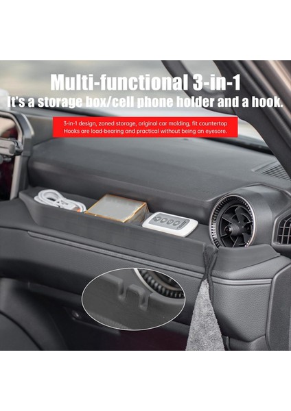 Toyota Land Cruiser Için Yolcu Saklama Kutusu 250 Prado LC250 J250 2024 2025 Gösterge Paneli Organizer Tepsi Aksesuarları (Yurt Dışından) fırsatları