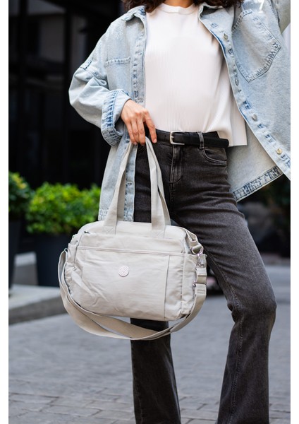 Su Geçirmez 5 Bölmeli Hafif Iş ve Günlük Seyahata Uygun Kadın Omuz Çantası modelleri