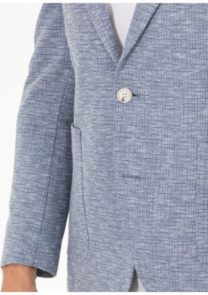 Erkek Açık Lacivert Ekstra Slim Fit Ceket 50267019-VR059