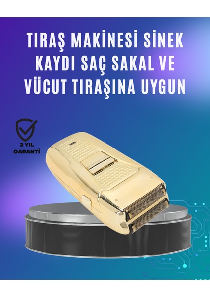 Güçlü Motorlu Kablolu Sakal ve Bıyık Tıraş Makinesi Çelik Bıçaklı - FEİ3446-1172