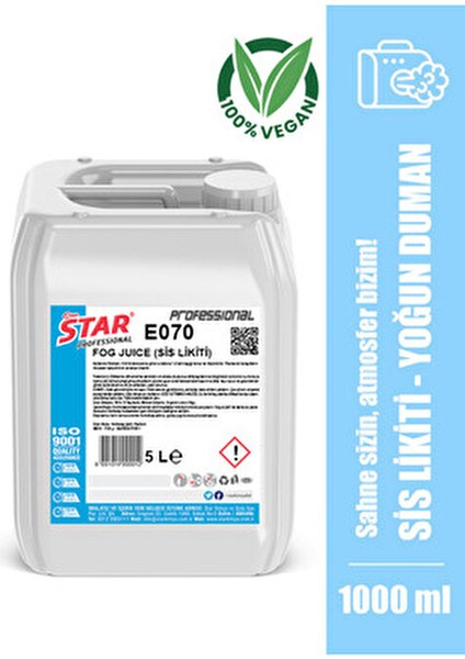 5 Litre Sis Makinesi Likiti Kokusuz Yoğun Duman Yayma Özelliği ile Güçlü Performans fiyatları