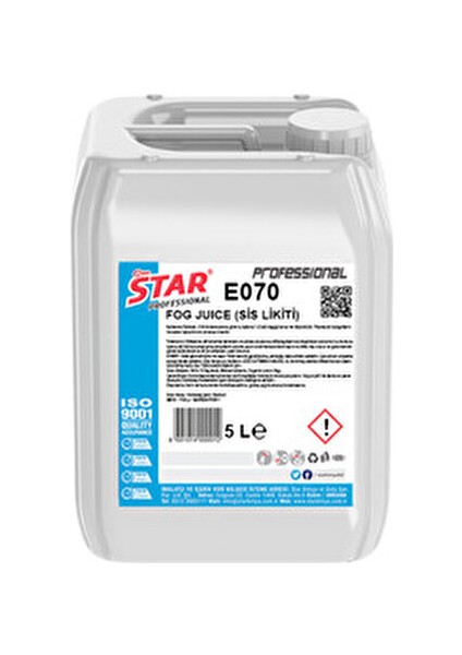 5 Litre Sis Makinesi Likiti Kokusuz Yoğun Duman Yayma Özelliği ile Güçlü Performans modelleri