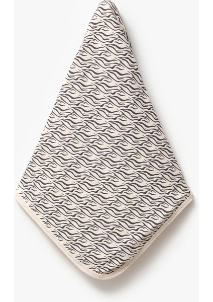 Zebra Desen %100 Pamuk Çift Katlı 85X85 cm Bebek Battaniyesi fiyatları