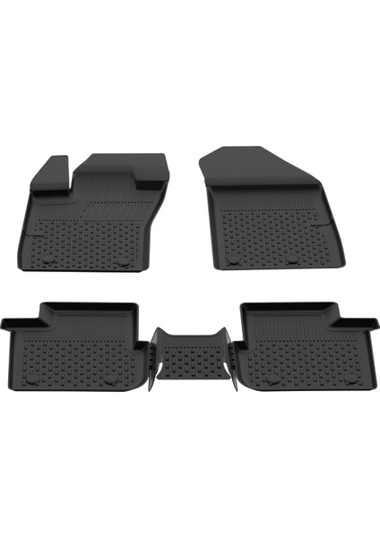 Fıat Egea HB / SW 2016+ Uyumlu Sahler Araca Özel 4.5D Havuzlu Oto Paspas - Egea