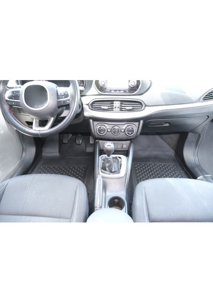 Fıat Egea HB / SW 2016+ Uyumlu Sahler Araca Özel 4.5D Havuzlu Oto Paspas - Egea