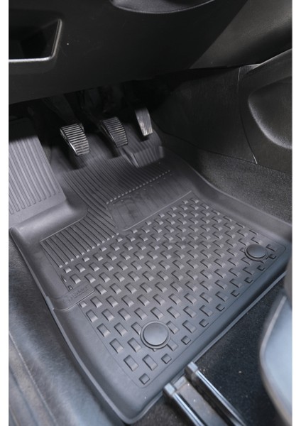 Fıat Egea HB / SW 2016+ Uyumlu Sahler Araca Özel 4.5D Havuzlu Oto Paspas - Egea