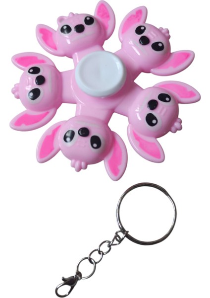 Concept Pembe Düşler Anahtarlıklı Stres Çarkı & 8 cm