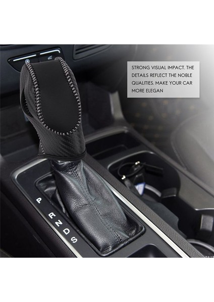 2pcs Araba Pu Karbon Görünümlü Görünümlü Beyaz Dişli Vardiya Düğmesi Ford Ecosport Kaçış /füzyon /c-Max Energi Vagonu /fiesta /focus (Yurt Dışından) indirimleri