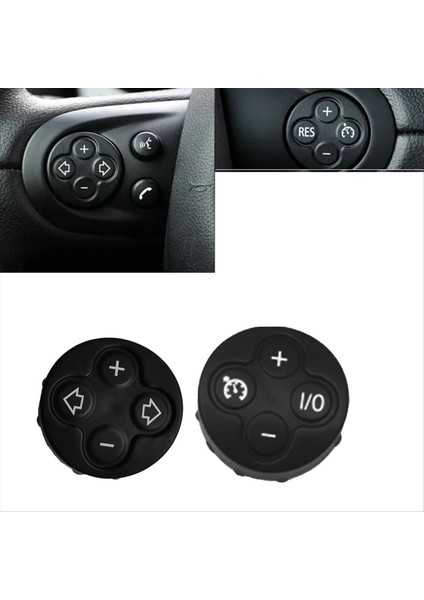 1paır Direksiyon Simidi Hacim Ayar Anahtarı ve Cruise Control Düğmesi Bmw Mini R55 R56 R57 R58 R59 R60 R61 07-14 (Yurt Dışından) fırsatları