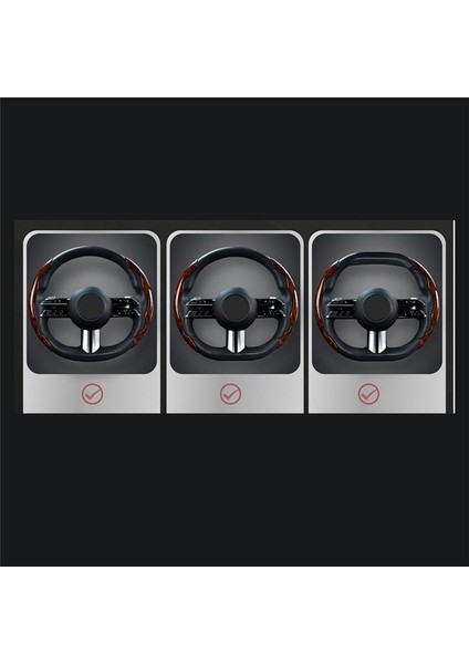 Evrensel Araba Mahogany Direksiyon Simidi Kapağı Iç Mekan Modifiye Sandal Ağaç Direksiyon Koruyucu Kart Tutucu (Yurt Dışından) fırsatları