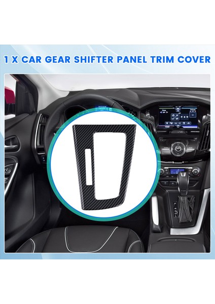 Araba Kaydırma Dişli Paneli Trim Kapak BM51-A044H83-AB Ford Focus Iıı 2012-2015 Vardiya Kol Trim Plakası BM51A044H83AB B (Yurt Dışından) fırsatları