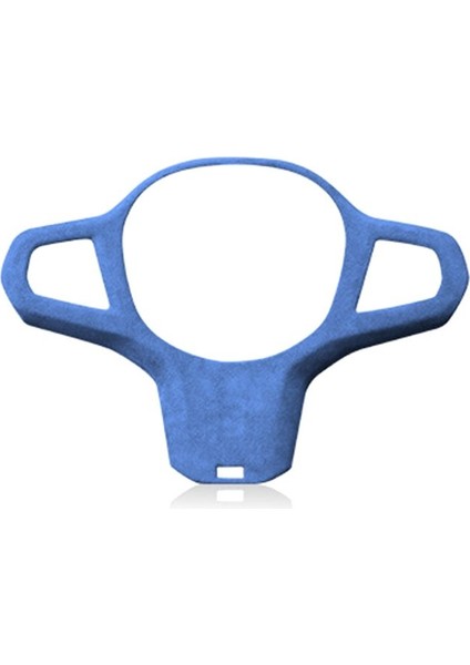 19-22 Bmw X5 Süet Deri Direksiyon Paneli Kapak Direksiyon Simidi Döşeme Modifikasyon Çıkartmaları Açık Mavi (Yurt Dışından)