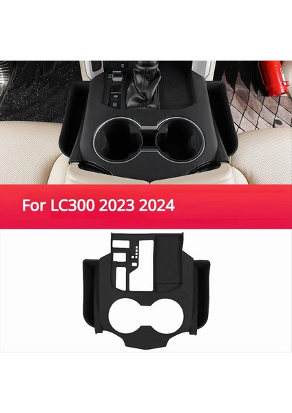 Toyota Land Cruiser 300 LC300 2022 2023 Siyah Için Araba Iç Kauçuk Koltuk Cravıce Para Kart Telefon Depolama Kutusu Organizatörü (Yurt Dışından) modelleri