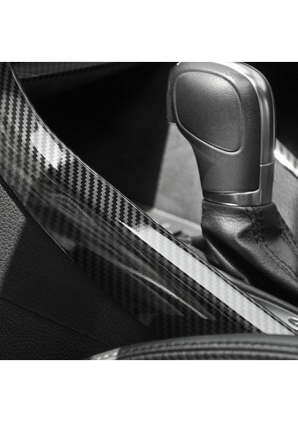 Karbon Fiber Merkez Konsol Dişli Vites U-Tipi Kapak Trim Çerçevesi Golf 6 Mk6 2008-2012 Aksesuarlar (Yurt Dışından) fırsatları