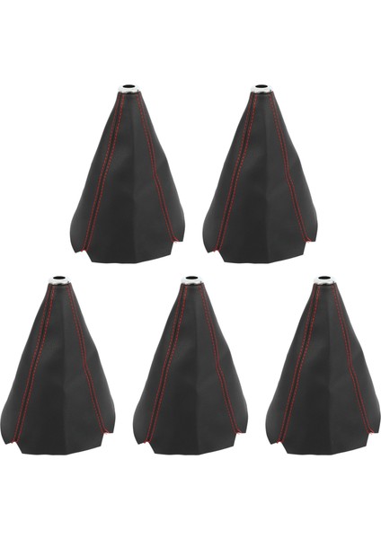 5x Evreli Otomatik Manuel Dişli Vites Knob Boot Toz-Kapak Dişli Yürüyüşü Kapak Dişli Vites Değiştirme Boot Vites Düğmesi Gaiter Boot (Yurt Dışından)