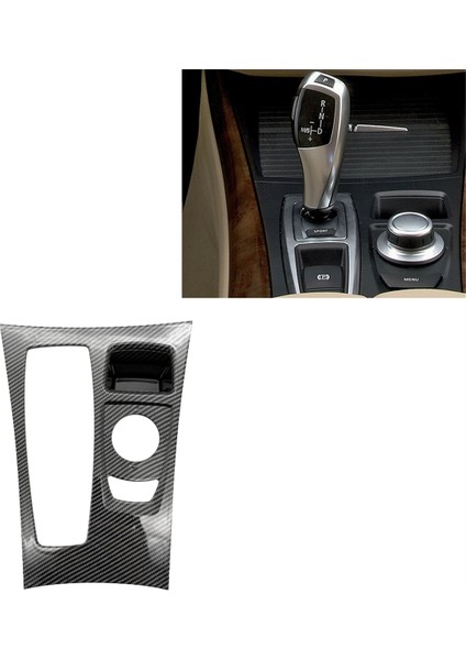 Araç Merkezi Dişli Vites Panel Dişli Vites Değiştirme Çerçevesi 5116954947 Bmw X5 E70 X6 E71 E72 Lhd Karbon Fiber Desen (Yurt Dışından) fiyatları