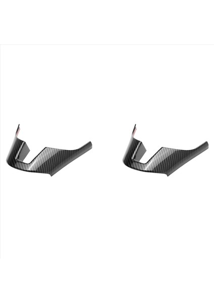 2x Karbon Fiber Direksiyon Simidi Dekoratif Çerçeve Panel Mazda 3 Axela 2014 2015 2016 Için Kapak Kapağı (Yurt Dışından)