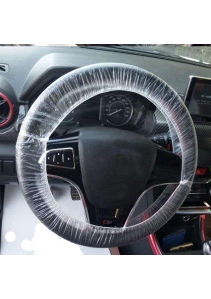 100PCS Evrensel Tek Kullanımlık Plastik Direksiyon Simidi Kapağı Elastik Trim Tek Kullanımlık Kamyon Araba Direksiyon Simidi Kapak Filmleri (Yurt Dışından) fiyatları