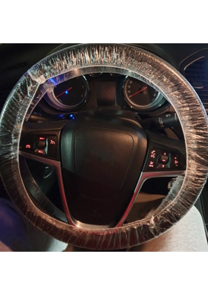 100PCS Evrensel Tek Kullanımlık Plastik Direksiyon Simidi Kapağı Elastik Trim Tek Kullanımlık Kamyon Araba Direksiyon Simidi Kapak Filmleri (Yurt Dışından) indirimleri