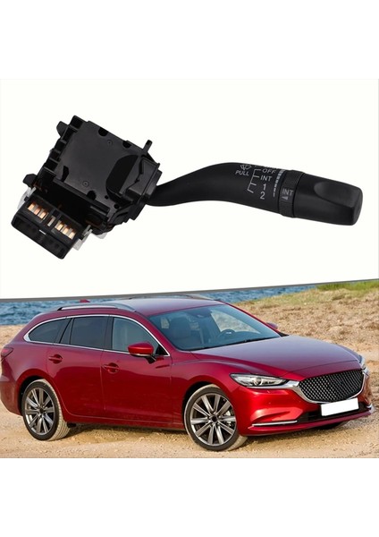Araç Direksiyon Sütunu Ön Cam Silecek Anahtarı Tutucu GJ6A-66-128 Mazda 6 Gg Rx-8 2003-2008 Far Silinme Sapağı (Yurt Dışından) indirimleri