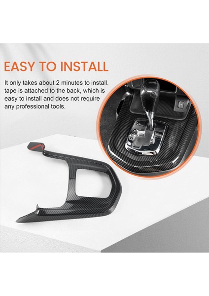 Nissan Navara Için Karbon Fiber NP300 2016-2019 Araç Dişli Vites Değiştirme Düğmesi Çerçevesi Panel Dekorasyon Kapağı Trim Sticker Aksesuarları (Yurt Dışından) modelleri