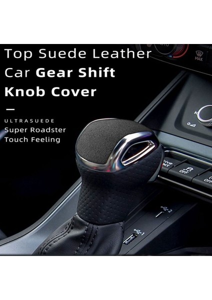 Aracı Değiştirilmiş Kullanan Düğme Trim Kapak Dişli Hentbol Kapak Aksesuarları For-Audi Q3 F3 Rsq3 Sportsback 2019 2020 2021 Gri (Yurt Dışından) modelleri