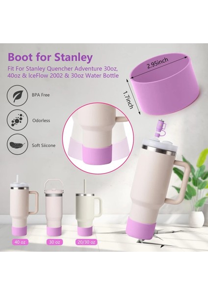 Quencher - Iceflow - Lumin Pipetli Termos Aksesuarı Kalın Silikon Taban Koruyucusu Kaydırmaz, 1 Adet fiyatları