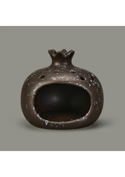 Deco Melograno Buhurdanlık - Siyah - 10 cm