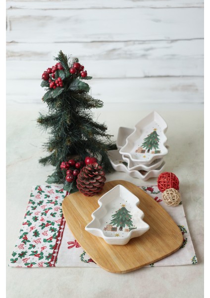 Yılbaşı Çam Kayık Çerezlik 17 cm 4 Adet 23770 fiyatları