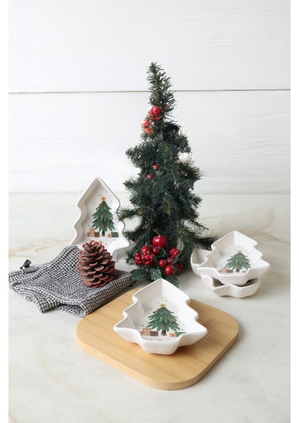 Yılbaşı Çam Kayık Çerezlik 17 cm 4 Adet 23770 fırsatları