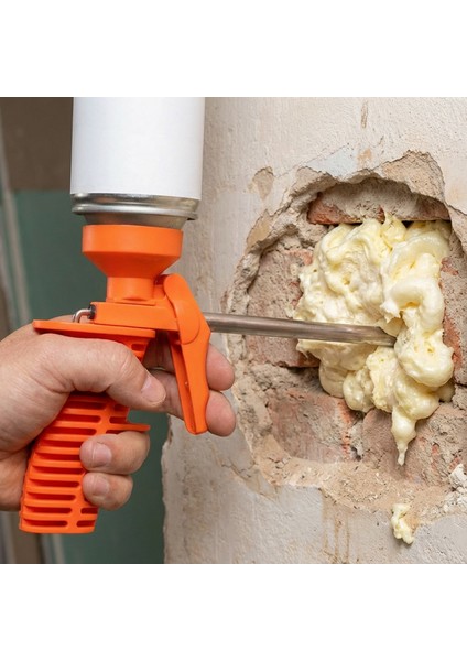 Ergonomik Saplı Metal Uçlu Köpük Tabanca Hassas Uygulama Için Profesyonel Köpük Tabancası modelleri