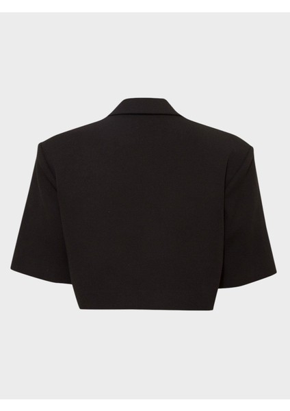 Modern Fit Kruvaze Ceket - Siyah fırsatları